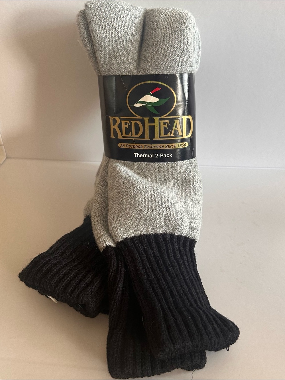 RedHead Thermal Wool Blend Socks 2-Pack Large Made USA Hunting Hiking